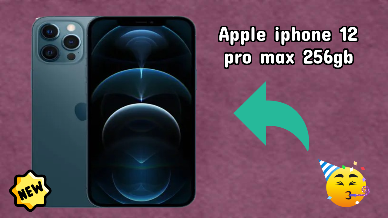 NewApple IPhone 12 Pro Max 256GB 2026: Latest Mobile Phone with High Quolity Disa