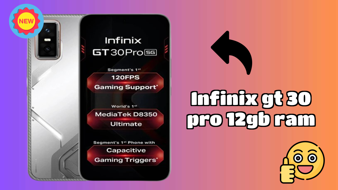 Infinix GT 30 Pro 12GB RAM Display Technology: LTPS AMOLED Review