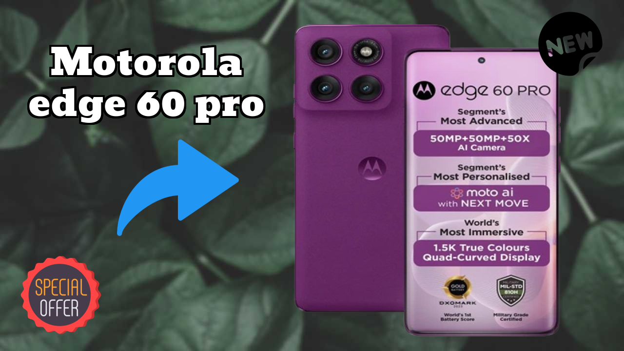Motorola Edge 60 Pro RAM Performance: 8 GB RAM Handles Heavy Tasks