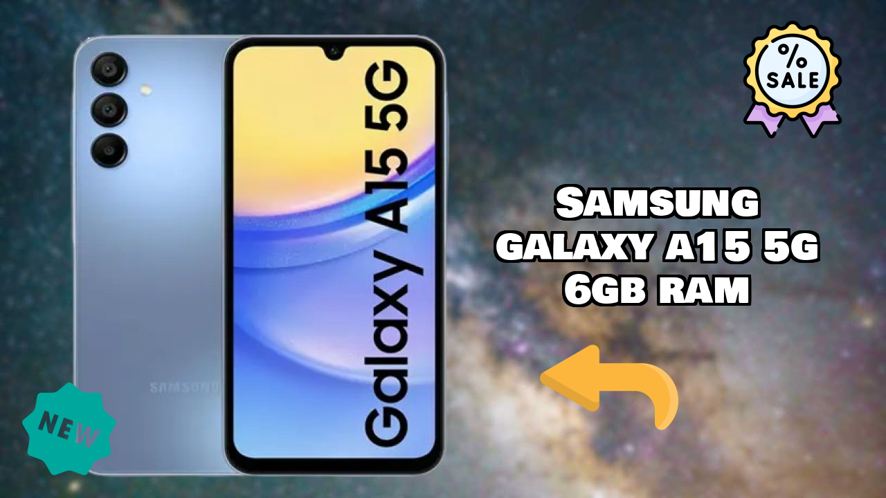 Samsung Galaxy A15 5G 6GB RAM Display Size: 6.5 Inches (16.51 Cm) Screen Review
