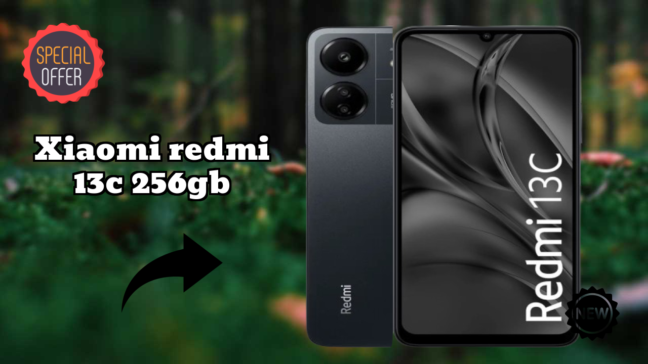 Xiaomi Redmi 13C 256GB Display Size: 6.74 Inches (17.12 Cm) Screen Quality